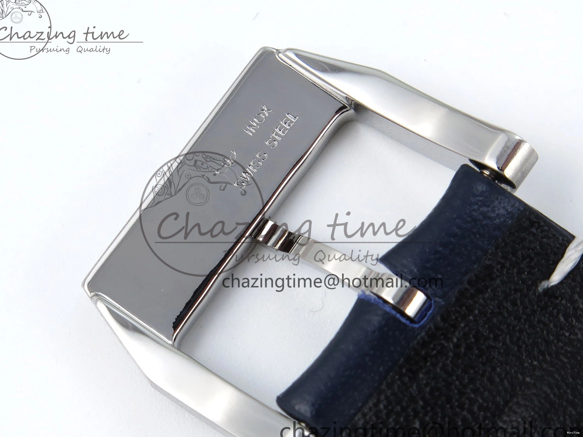 MIROTIME 0508 DailyWear Pilot Mark XX BLSF 1:1 Best Edition Blue Dial on Blue Leather Strap MIYOTA 7022